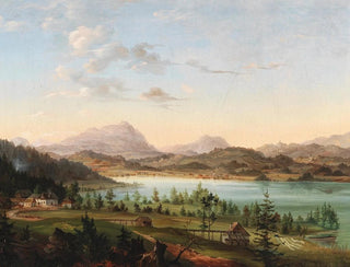 Josef Willroider - A View of Lake Ossiach.webp
