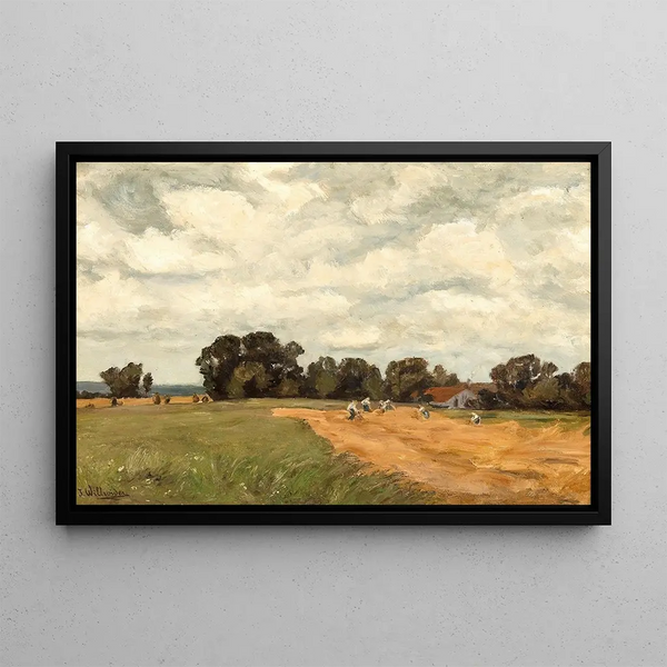 Josef Willroider - Grain Harvest in the Alpine Foreland.webp