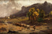 Conduite de bétail à Bolzano - Josef Wopfner — artwork view