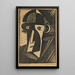 Rostro del cine - Josef Čapek — cuadro enmarcado en la pared