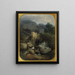 A rustic memory of the Pyrenees - Josep Armet — framed artwork on a wall