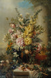 Gran jarrón con flores - Josep Mirabent — vista de la obra