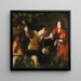 José interpretando sueños - Bernardo Strozzi — cuadro enmarcado en la pared
