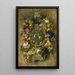 Composición con uvas de Francia - Joseph Eugène Gilbault — cuadro enmarcado en la pared