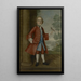 Retrato de John Gerry - Joseph Badger — cuadro enmarcado en la pared