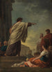 La Predicación de San Pablo - Joseph Benoît Suvée — vista de la obra