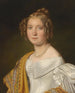 Portrait of a Young Woman in a White Dress - Joseph Bernhardt — artwork view