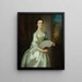 Abigail Chesebrough Mme Alexander Grant - Joseph Blackburn — cuadro enmarcado en la pared