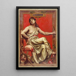 Joseph Blanc - Portrait de Julia Bartet 18541941 en allgorie de la Comdie.webp