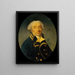 Retrato de un general de división - Joseph Boze — cuadro enmarcado en la pared