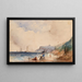 Low Tide at Berwick-upon-Tweed Northumberland - Joseph Clayton Bentley — framed artwork on a wall