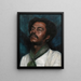 Retrato de un hombre con corbata verde - Joseph David Greenbaum — cuadro enmarcado en la pared