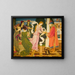 La Beauté recevant la rose blanche de son père - Joseph Edward Southall — framed artwork on a wall