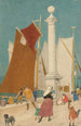 Calais - Joseph Edward Southall — vista de la obra