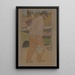 Fisherman with a Bucket at Southwold - Joseph Edward Southall — framed artwork on a wall