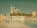 Notre-Dame y el Sena - Joseph Edward Southall — vista de la obra