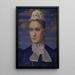 Portrait of the artist's mother - Joseph Edward Southall — framed artwork on a wall