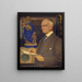 retrato de Sir Whitworth Wallis 1855-1927 - Joseph Edward Southall — cuadro enmarcado en la pared