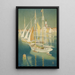 Navíos de la Adriática Venecia - Joseph Edward Southall — cuadro enmarcado en la pared