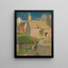 The Mill Cottage Harlech North Wales - Joseph Edward Southall — framed artwork on a wall