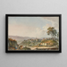 Vista de Constantina cerca de Avenches, cantón de Léman - Joseph Emmanuel Curty — cuadro enmarcado en la pared