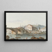 View of a bridge, Fribourg - Joseph Emmanuel Curty — framed artwork on a wall