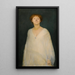 Portrait painting presumed of Yvette Guilbert - Joseph Grani — framed artwork on a wall