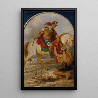 Joseph Hasslwander - Der heilige Martin mit dem Bettler.webp