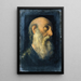 Study of an Apostle's Head - Joseph Hasslwander — framed artwork on a wall