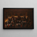 El Baile de máscaras - Joseph Heintz el Joven — cuadro enmarcado en la pared