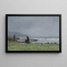 A Wind-Swept Beach - Joseph Henderson — framed artwork on a wall