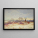 Indian Encampment Painting - Joseph Henry Sharp — framed artwork on a wall