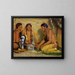 the fabrication of herbal medicine, Blackfoot ceremony - Joseph Henry Sharp — framed artwork on a wall