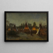 Night Shadows - Joseph Henry Sharp — framed artwork on a wall