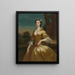 Retrato de la Sra. Joshua Iremonger - Joseph Highmore — cuadro enmarcado en la pared