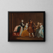 La familia Harlowe en Clarisse de Samuel Richardson - Joseph Highmore — cuadro enmarcado en la pared