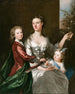 L'épouse de l'artiste Susanna, son fils Anthony et sa fille Susanna - Joseph Highmore — artwork view