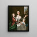 L'épouse de l'artiste Susanna, son fils Anthony et sa fille Susanna - Joseph Highmore — framed artwork on a wall
