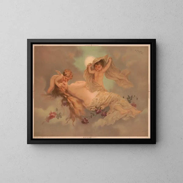 Dream of Love - Joseph Hoover — framed artwork on a wall