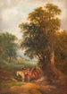 Paisaje con personas descansando - Joseph Horlor — vista de la obra