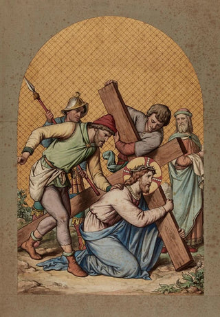Joseph Hussenot - III Jsus tombe sous le poids de sa croix.webp