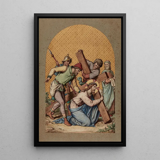 Joseph Hussenot - III Jsus tombe sous le poids de sa croix.webp