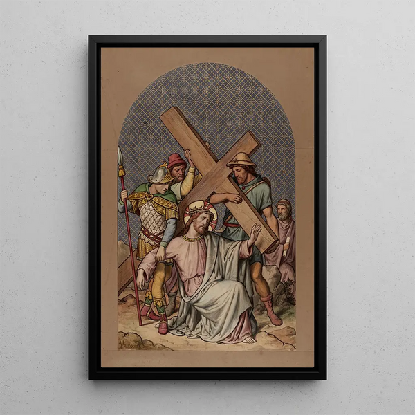 Joseph Hussenot - V Simon le Cyrinien aide Jsus porter sa.webp