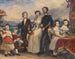 para el cuadro Estudio para el cuadro Las hermanas de la emperatriz Isabel de Austria - Joseph Karl Stieler — vista de la obra