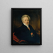 Retrato de un caballero - Joseph Krafft — cuadro enmarcado en la pared