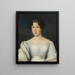 Retrato de una dama - Joseph Krafft — cuadro enmarcado en la pared