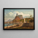 Rio de Janeiro Mont Corcovado et baie de Botafogo - Joseph Lee — framed artwork on a wall