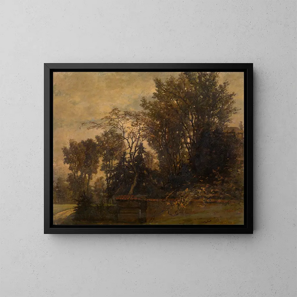 Paisaje - Joseph Lies — cuadro enmarcado en la pared
