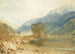 Un vista desde el castillo de Saint-Michel Bonneville Saboya desde las orillas del río Arve - Joseph Mallord William Turner — vista de la obra