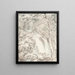 Una cascada - Joseph Mallord William Turner — cuadro enmarcado en la pared